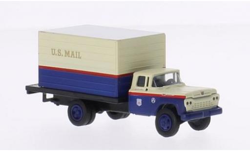 Miniature Ford F-500 1/87 Classic Metal Works Box Truck US Mail 1960 Ford F-500 1/87 Classic Metal Works Box Truck US Mail 1960 miniature