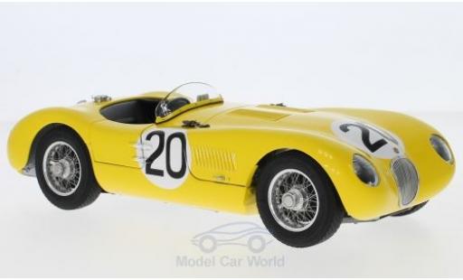 Miniature Jaguar C-Type 1/18 CMC RHD No.20 Racing Team 24h Le Mans 1953 R.Laurent/C.de Tornaco Jaguar C-Type 1/18 CMC RHD No.20 Racing Team 24h Le Mans 1953 R.Laurent/C.de Tornaco miniature