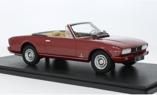 Miniature Peugeot 504 1/18 Cult Scale Models cabriolet metallise rouge 1983 Peugeot 504 1/18 Cult Scale Models cabriolet metallise rouge 1983 miniature