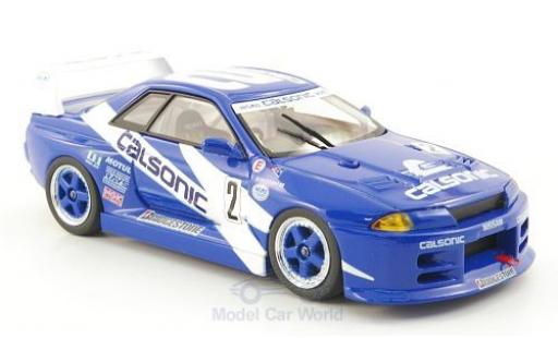 Miniature Nissan Skyline 1/43 Ebbro GT-R (R32) No.2 Calsonic Fuji 1993 Nissan Skyline 1/43 Ebbro GT-R (R32) No.2 Calsonic Fuji 1993 miniature