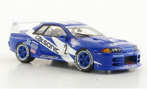 Miniature Nissan Skyline 1/43 Ebbro GT-R (R32) No.6 Calsonic JGTC Fuji 1993 M.Kageyama Nissan Skyline 1/43 Ebbro GT-R (R32) No.6 Calsonic JGTC Fuji 1993 M.Kageyama miniature
