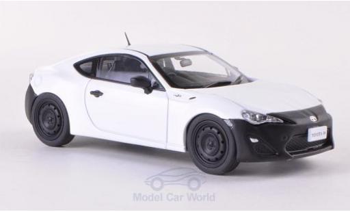 Miniature Toyota 86 1/43 Ebbro RC blanche/matt-noire RHD 2012 Toyota 86 1/43 Ebbro RC blanche/matt-noire RHD 2012 miniature