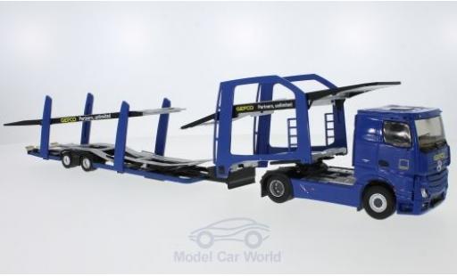 Miniature Mercedes Actros 1/43 Eligor 2 bleue GEFCO Partners Autotransporter Mercedes Actros 1/43 Eligor 2 bleue GEFCO Partners Autotransporter miniature