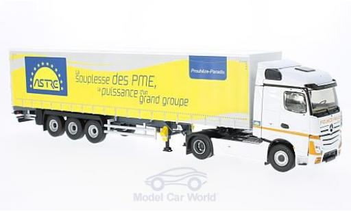 Miniature Mercedes Actros 1/43 Eligor 2 Tautliner Astre ohne Vitrine Mercedes Actros 1/43 Eligor 2 Tautliner Astre ohne Vitrine miniature