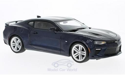 Miniature Chevrolet Camaro 1/18 Ertl SS metallise bleue 50th Anniversary 2016 ohne Vitrine Chevrolet Camaro 1/18 Ertl SS metallise bleue 50th Anniversary 2016 ohne Vitrine miniature