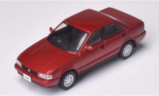 Miniature Nissan Sunny 1/43 First 43 Models (B13) metallise rouge RHD 1990 Nissan Sunny 1/43 First 43 Models (B13) metallise rouge RHD 1990 miniature