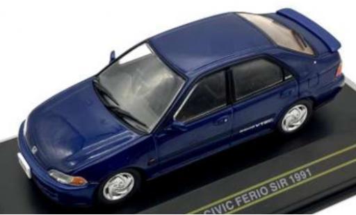 Miniature Honda Civic 1/43 First 43 Models Ferio SiR bleue RHD 1991 Honda Civic 1/43 First 43 Models Ferio SiR bleue RHD 1991 miniature