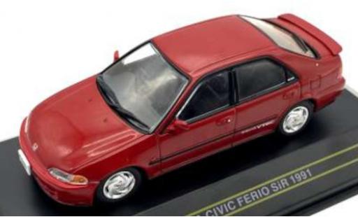 Miniature Honda Civic 1/43 First 43 Models Ferio SiR rouge RHD 1991 Honda Civic 1/43 First 43 Models Ferio SiR rouge RHD 1991 miniature