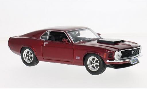 Miniature Ford Mustang 1/24 Motormax Boss 4 rouge 1:24 Ford Mustang 1/24 Motormax Boss 4 rouge 1:24 miniature