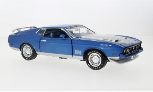 Miniature Ford Mustang 1/18 Auto World Mach 1 bleue 1:18 Ford Mustang 1/18 Auto World Mach 1 bleue 1:18 miniature