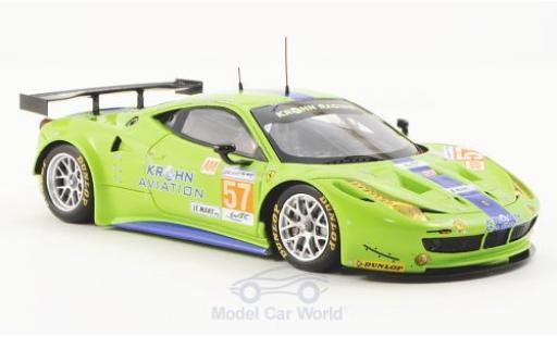 Miniature Ferrari 458 Italia GT2 1/43 Fujimi Italia GT2 No.57 Krohn Racing 24h Le Mans 2012 Ferrari 458 Italia GT2 1/43 Fujimi Italia GT2 No.57 Krohn Racing 24h Le Mans 2012 miniature