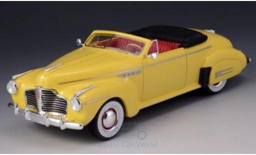 Miniature Buick Roadmaster 1/43 GLM Cabriolet 76C jaune 1941 Buick Roadmaster 1/43 GLM Cabriolet 76C jaune 1941 miniature