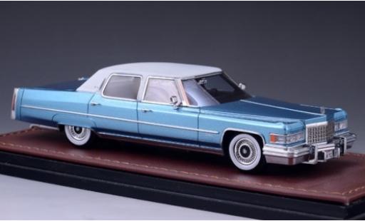 Miniature Cadillac Fleetwood 1/43 GLM Brougham metallise bleue/blanche 1976 Cadillac Fleetwood 1/43 GLM Brougham metallise bleue/blanche 1976 miniature