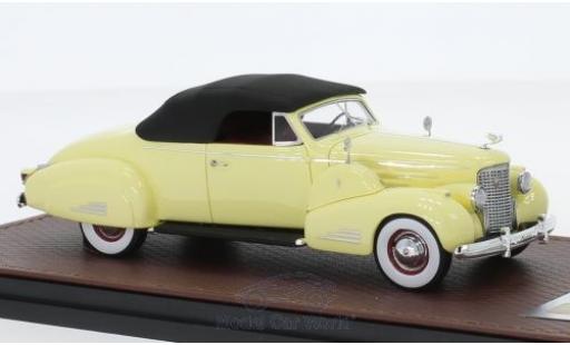 Miniature Cadillac V16 1/43 GLM Cabriolet Coupe jaune 1938 Cadillac V16 1/43 GLM Cabriolet Coupe jaune 1938 miniature