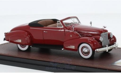 Miniature Cadillac V16 1/43 GLM Cabriolet Coupe rouge 1938 Cadillac V16 1/43 GLM Cabriolet Coupe rouge 1938 miniature