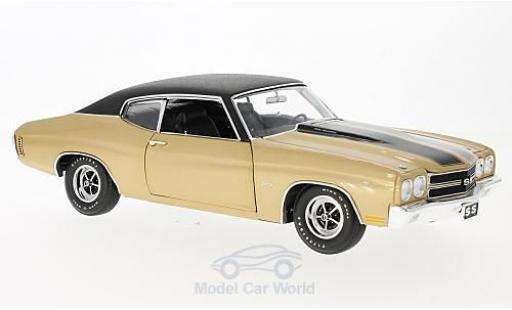 Miniature Chevrolet Chevelle 1970 1/18 GMP SS 396 gold/noire 1970 with vinyl top Chevrolet Chevelle 1970 1/18 GMP SS 396 gold/noire 1970 with vinyl top miniature