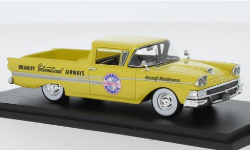 Miniature Ford Ranchero 1/43 Goldvarg Collections Braniff International Airways 1958 Ford Ranchero 1/43 Goldvarg Collections Braniff International Airways 1958 miniature
