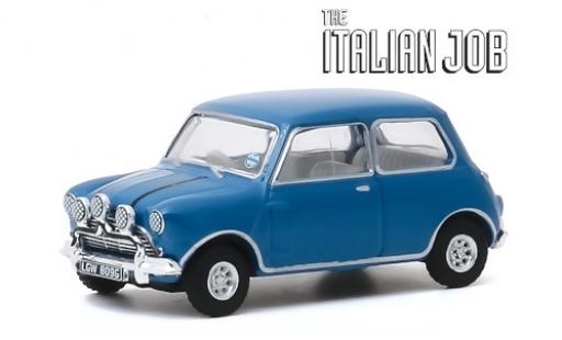 Miniature Austin Mini 1/64 Greenlight Cooper S 1275 MkI bleue/noire RHD 1967 The Italian Job Austin Mini 1/64 Greenlight Cooper S 1275 MkI bleue/noire RHD 1967 The Italian Job miniature