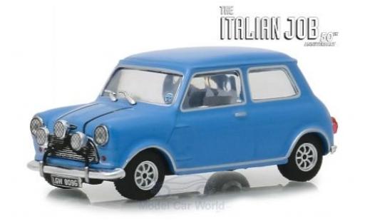 Miniature Austin Mini 1/43 Greenlight Cooper S 1275 MkI bleue RHD The Italian Job 1967 Austin Mini 1/43 Greenlight Cooper S 1275 MkI bleue RHD The Italian Job 1967 miniature