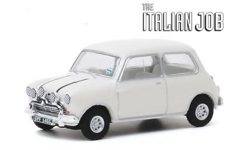 Miniature Austin Mini 1/64 Greenlight Cooper S 1275 MkI blanche/noire RHD 1967 The Italian Job Austin Mini 1/64 Greenlight Cooper S 1275 MkI blanche/noire RHD 1967 The Italian Job miniature