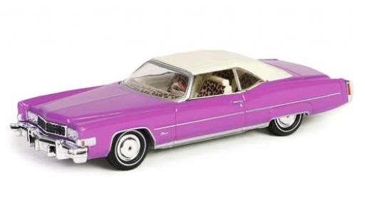 Miniature Cadillac Eldorado 1/64 Greenlight Cabriolet lila True Romance 1974 1:64 Cadillac Eldorado 1/64 Greenlight Cabriolet lila True Romance 1974 1:64 miniature