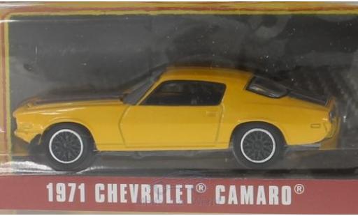 Miniature Chevrolet Camaro 1/64 Greenlight jaune 1971 Chevrolet Camaro 1/64 Greenlight jaune 1971 miniature