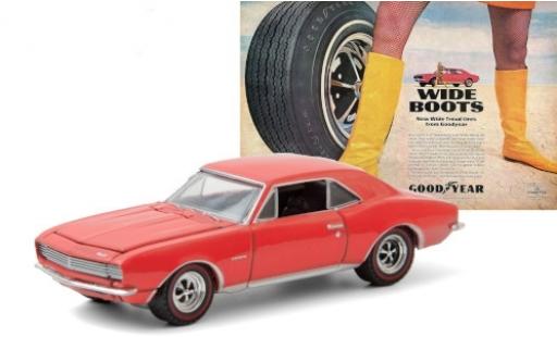 Miniature Chevrolet Camaro 1/64 Greenlight rouge 1967 Goodyear Wide Tread Tires Chevrolet Camaro 1/64 Greenlight rouge 1967 Goodyear Wide Tread Tires miniature