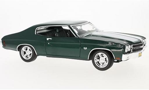 Miniature Chevrolet Chevelle 1/18 Greenlight SS 396 metallise verte/blanche Film John Wick 1970 Chevrolet Chevelle 1/18 Greenlight SS 396 metallise verte/blanche Film John Wick 1970 miniature
