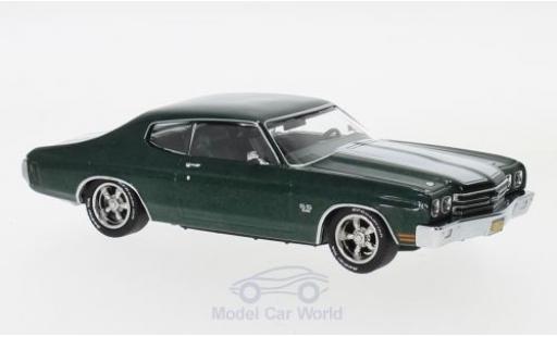 Miniature Chevrolet Chevelle 1970 1/43 Greenlight SS 396 metallise verte/blanche John Wick 1970 Chevrolet Chevelle 1970 1/43 Greenlight SS 396 metallise verte/blanche John Wick 1970 miniature