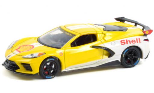 Miniature Chevrolet Corvette 1/64 Greenlight Stingray (C8) jaune/blanche S 2021 Chevrolet Corvette 1/64 Greenlight Stingray (C8) jaune/blanche S 2021 miniature