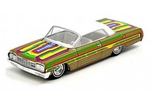 Miniature Chevrolet Impala 1/64 Greenlight Lowrider metallise beige/Dekor 1964 1:64 Chevrolet Impala 1/64 Greenlight Lowrider metallise beige/Dekor 1964 1:64 miniature