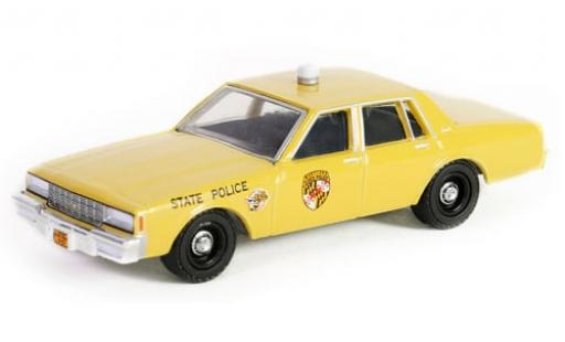 Miniature Chevrolet Impala 1/64 Greenlight Maryland State Police 1983 1:64 Chevrolet Impala 1/64 Greenlight Maryland State Police 1983 1:64 miniature