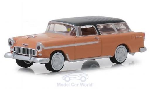 Miniature Chevrolet Nomad 1/64 Greenlight rose/grise 1955 Chevrolet Nomad 1/64 Greenlight rose/grise 1955 miniature