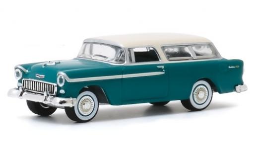 Miniature Chevrolet Nomad 1/64 Greenlight metallise verte/blanche 1955 Chevrolet Nomad 1/64 Greenlight metallise verte/blanche 1955 miniature