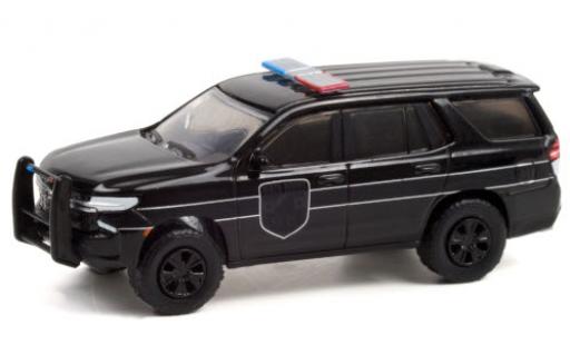 Miniature Chevrolet Tahoe 1/64 Greenlight Black Bandit Police 2021 Chevrolet Tahoe 1/64 Greenlight Black Bandit Police 2021 miniature