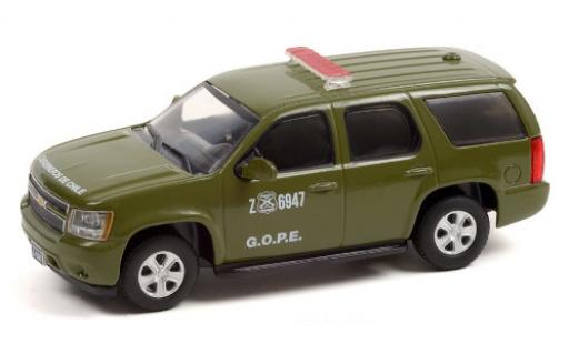 Miniature Chevrolet Tahoe 1/43 Greenlight matt-oliv Carabineros de Chile 2011 Chevrolet Tahoe 1/43 Greenlight matt-oliv Carabineros de Chile 2011 miniature
