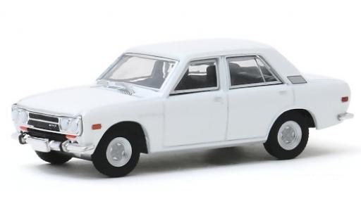 Miniature Datsun 510 1/64 Greenlight 4-Door Sedan blanche 1972 Datsun 510 1/64 Greenlight 4-Door Sedan blanche 1972 miniature