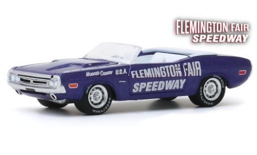 Miniature Dodge Challenger 1/64 Greenlight Cabriolet metallise lila/Dekor Official Pace Car 1971 Flemington Fair Speedway Dodge Challenger 1/64 Greenlight Cabriolet metallise lila/Dekor Official Pace Car 1971 Flemington Fair Speedway miniature