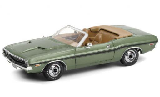 Miniature Dodge Challenger 1/18 Greenlight R/T 383 Cabriolet metallise verte/noire 1970 Dodge Challenger 1/18 Greenlight R/T 383 Cabriolet metallise verte/noire 1970 miniature
