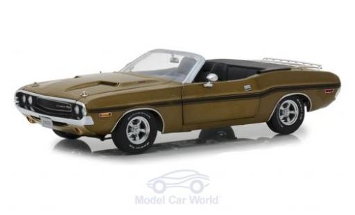 Miniature Dodge Challenger 1970 1/18 Greenlight R/T Cabriolet gold 1970 Dodge Challenger 1970 1/18 Greenlight R/T Cabriolet gold 1970 miniature