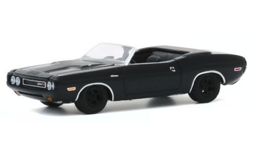 Miniature Dodge Challenger 1/64 Greenlight R/T Cabriolet noire/matt-noire 1970 Dodge Challenger 1/64 Greenlight R/T Cabriolet noire/matt-noire 1970 miniature