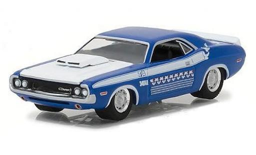 Miniature Dodge Challenger 1/64 Greenlight T/A bleue 1970 Dodge Challenger 1/64 Greenlight T/A bleue 1970 miniature