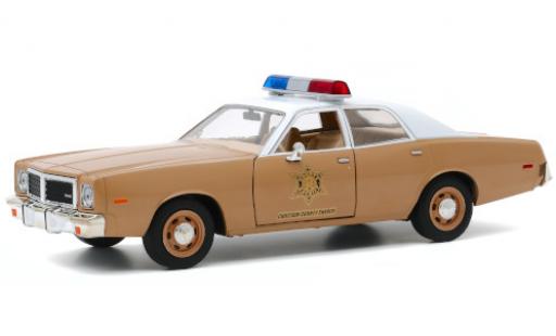 Miniature Dodge Coronet 1/24 Greenlight Choctaw County Sheriff 1975 Dodge Coronet 1/24 Greenlight Choctaw County Sheriff 1975 miniature