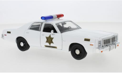 Miniature Dodge Coronet 1/24 Greenlight Hazzard County Sheriff 1975 police (USA) Dodge Coronet 1/24 Greenlight Hazzard County Sheriff 1975 police (USA) miniature