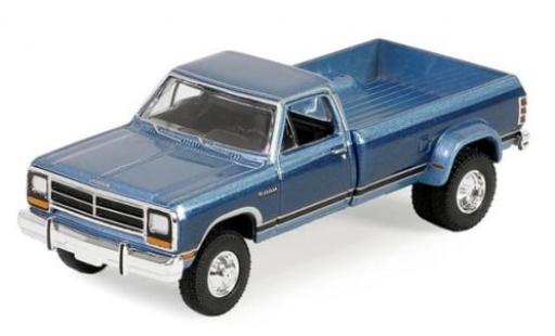 Miniature Dodge RAM 1/64 Greenlight D-350 Dually metallise bleue/bleue 1989 1:64 Dodge RAM 1/64 Greenlight D-350 Dually metallise bleue/bleue 1989 1:64 miniature