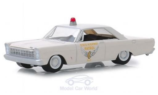 Miniature Ford Custom 1/64 Greenlight blanche Ohio State Highway Patrol 1965 Ford Custom 1/64 Greenlight blanche Ohio State Highway Patrol 1965 miniature