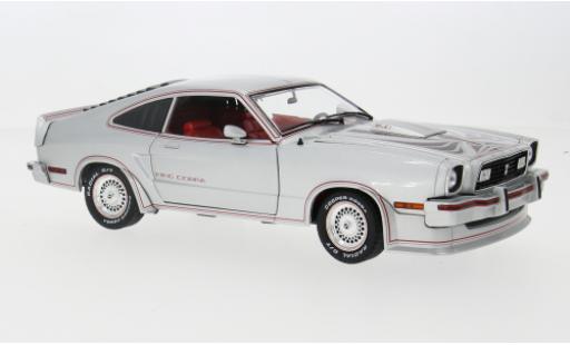 Miniature Ford Mustang 1/18 Greenlight II King Cobra grise/rouge 1978 1:18 Ford Mustang 1/18 Greenlight II King Cobra grise/rouge 1978 1:18 miniature