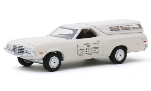 Miniature Ford Ranchero 1/64 Greenlight Animal Prougeection Virginia 1972 Ford Ranchero 1/64 Greenlight Animal Prougeection Virginia 1972 miniature