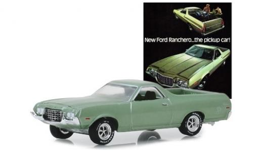 Miniature Ford Ranchero 1/64 Greenlight metallise verte 1972 Ford Ranchero 1/64 Greenlight metallise verte 1972 miniature