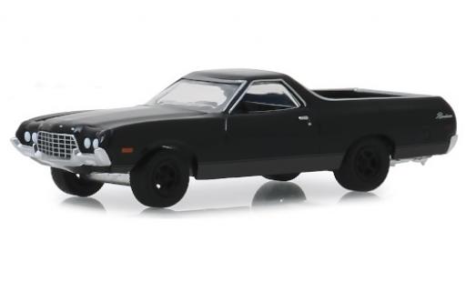 Miniature Ford Ranchero 1/64 Greenlight noire 1972 Ford Ranchero 1/64 Greenlight noire 1972 miniature